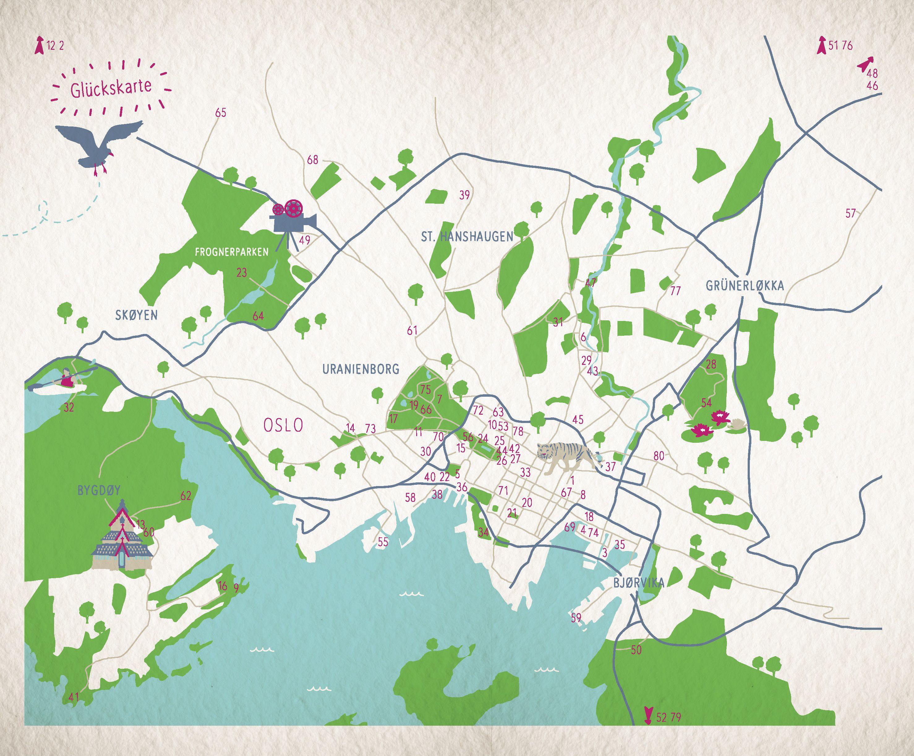 Beispielinhalt (Bild) Glücksorte in Oslo