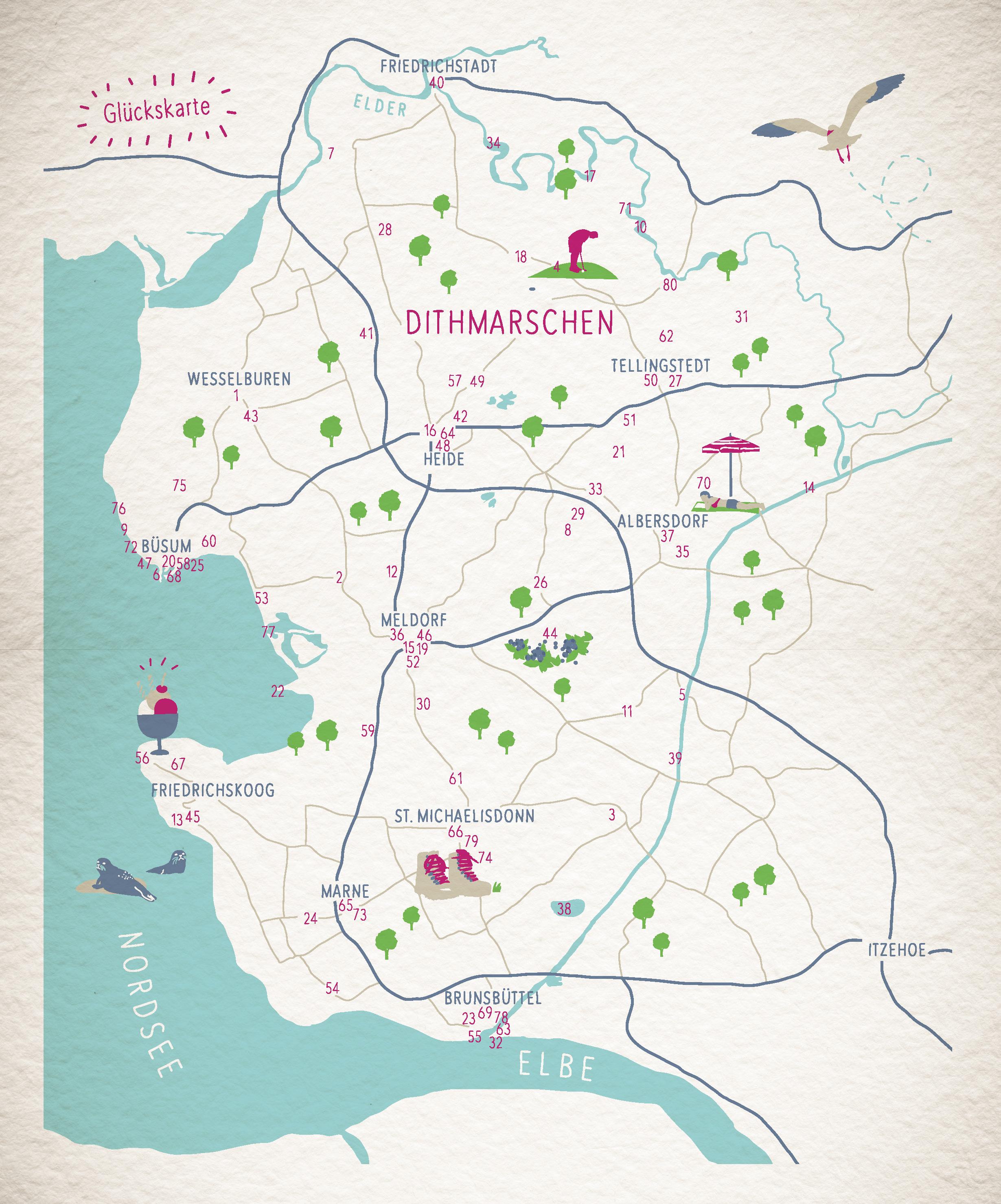 Beispielinhalt (Bild) Glücksorte in Dithmarschen
