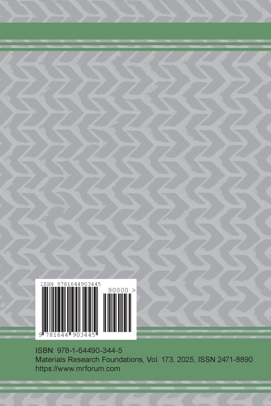 Rückseitencover Mesoporous Materials