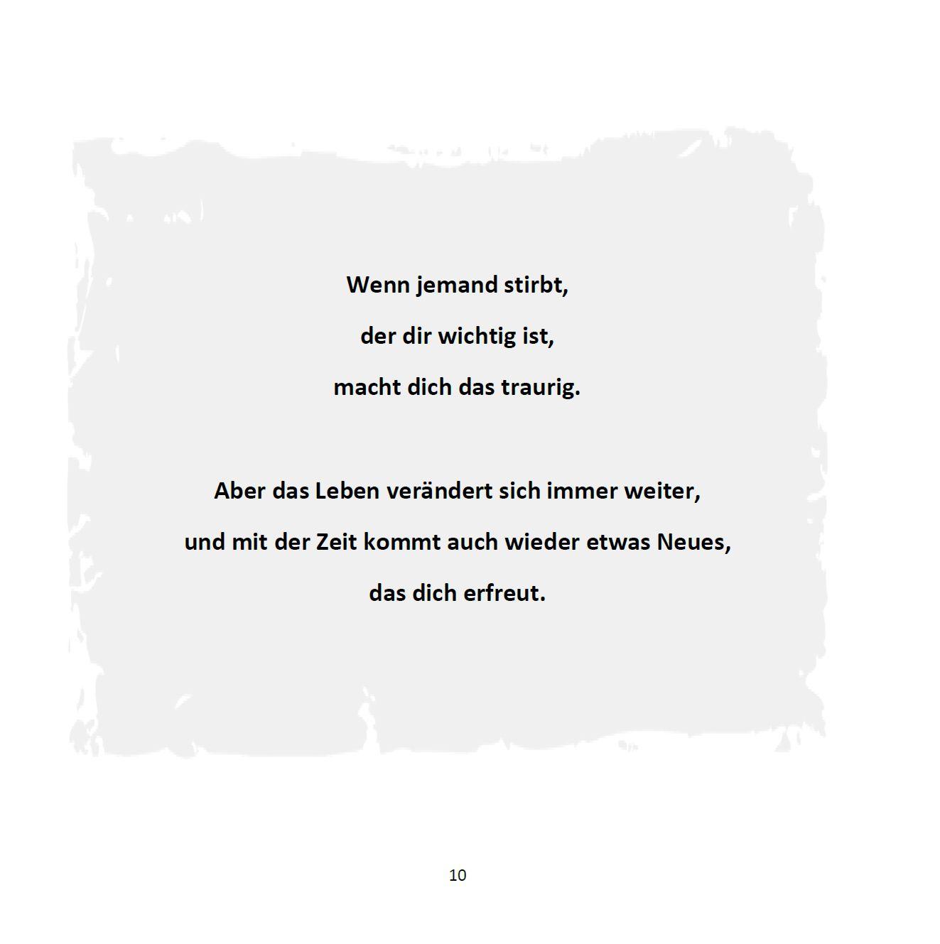 Beispielinhalt (Bild) Ein stärkendes Kinderbuch über Tod und Trauer | Der Regenbogen des Lebens | 15 anschauliche Kurzgeschichten & Mitmach-Elemente für Kinder ab 4 Jahren | Gefühle verstehen, Abschied begleiten, innere Stärke und Resilienz aufbauen
