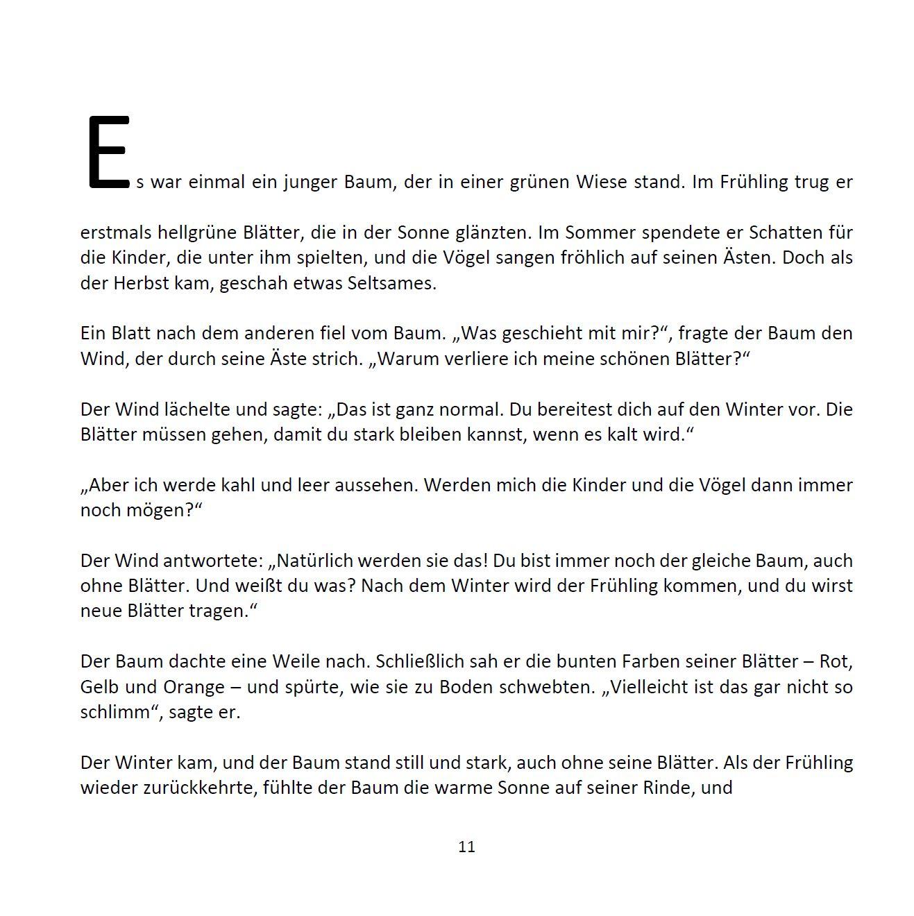 Beispielinhalt (Bild) Ein stärkendes Kinderbuch über Tod und Trauer | Der Regenbogen des Lebens | 15 anschauliche Kurzgeschichten & Mitmach-Elemente für Kinder ab 4 Jahren | Gefühle verstehen, Abschied begleiten, innere Stärke und Resilienz aufbauen