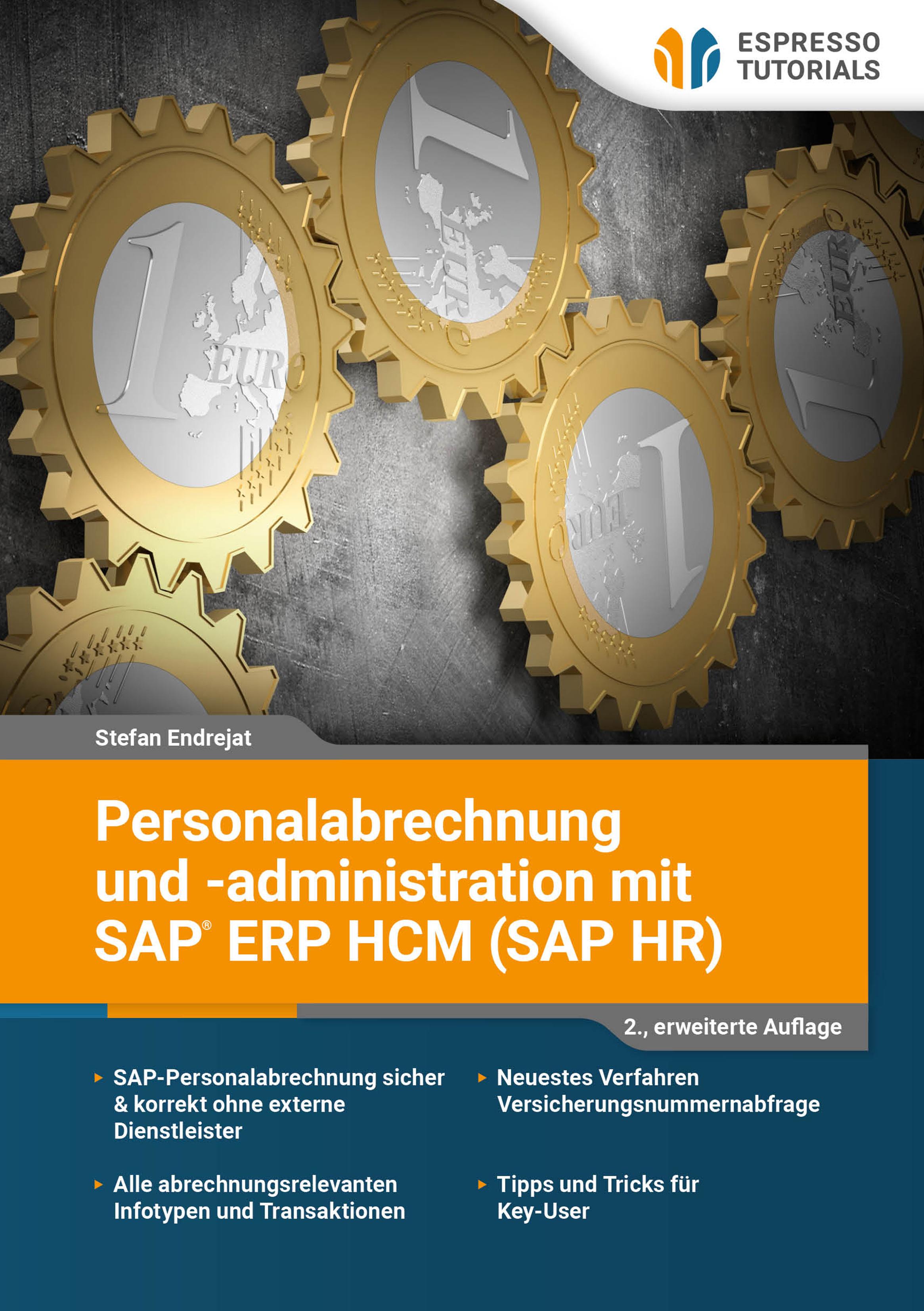 Vorderes Coverbild Personalabrechnung und -administration mit SAP ERP HCM (SAP HR)