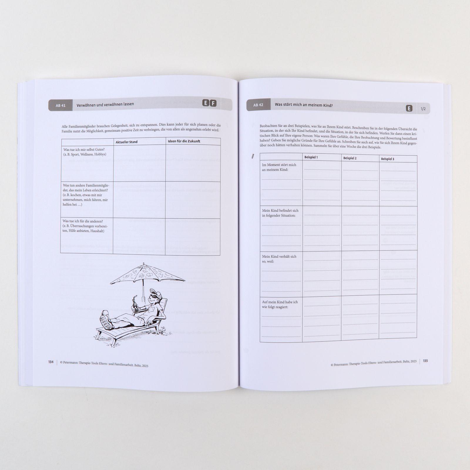 Beispielinhalt (Bild) Therapie-Tools Eltern- und Familienarbeit