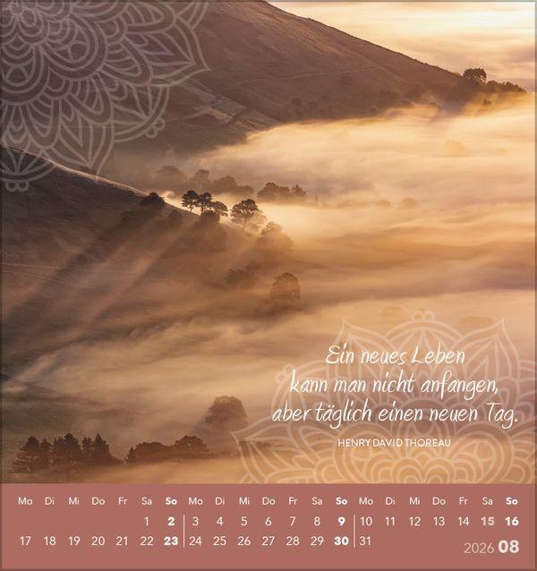 Beispielinhalt (Bild) Achtsamkeit 2026