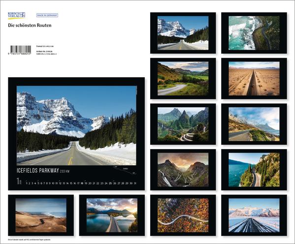 Beispielinhalt (Bild) Die schönsten Routen 2026