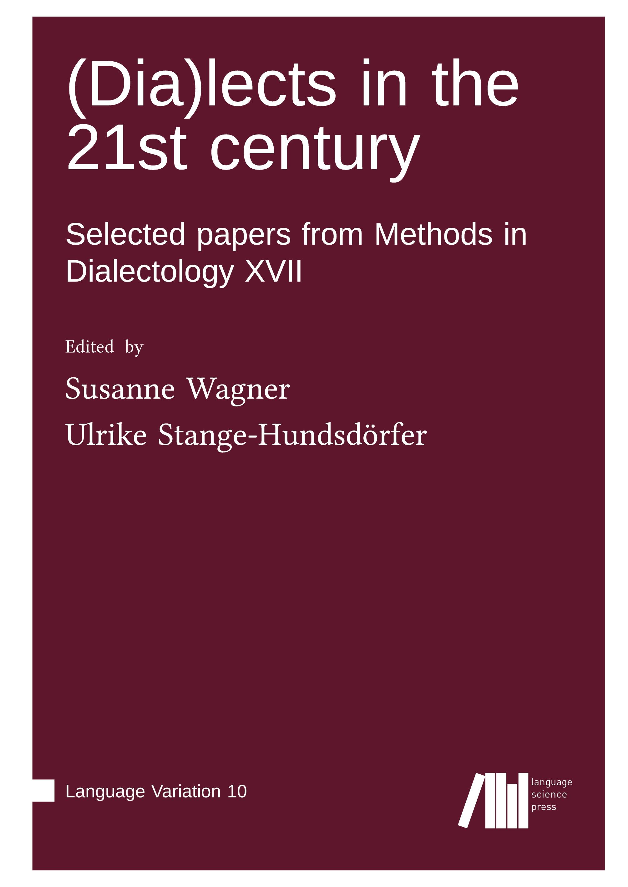 Vorderes Coverbild (Dia)Lects in the 21st Century