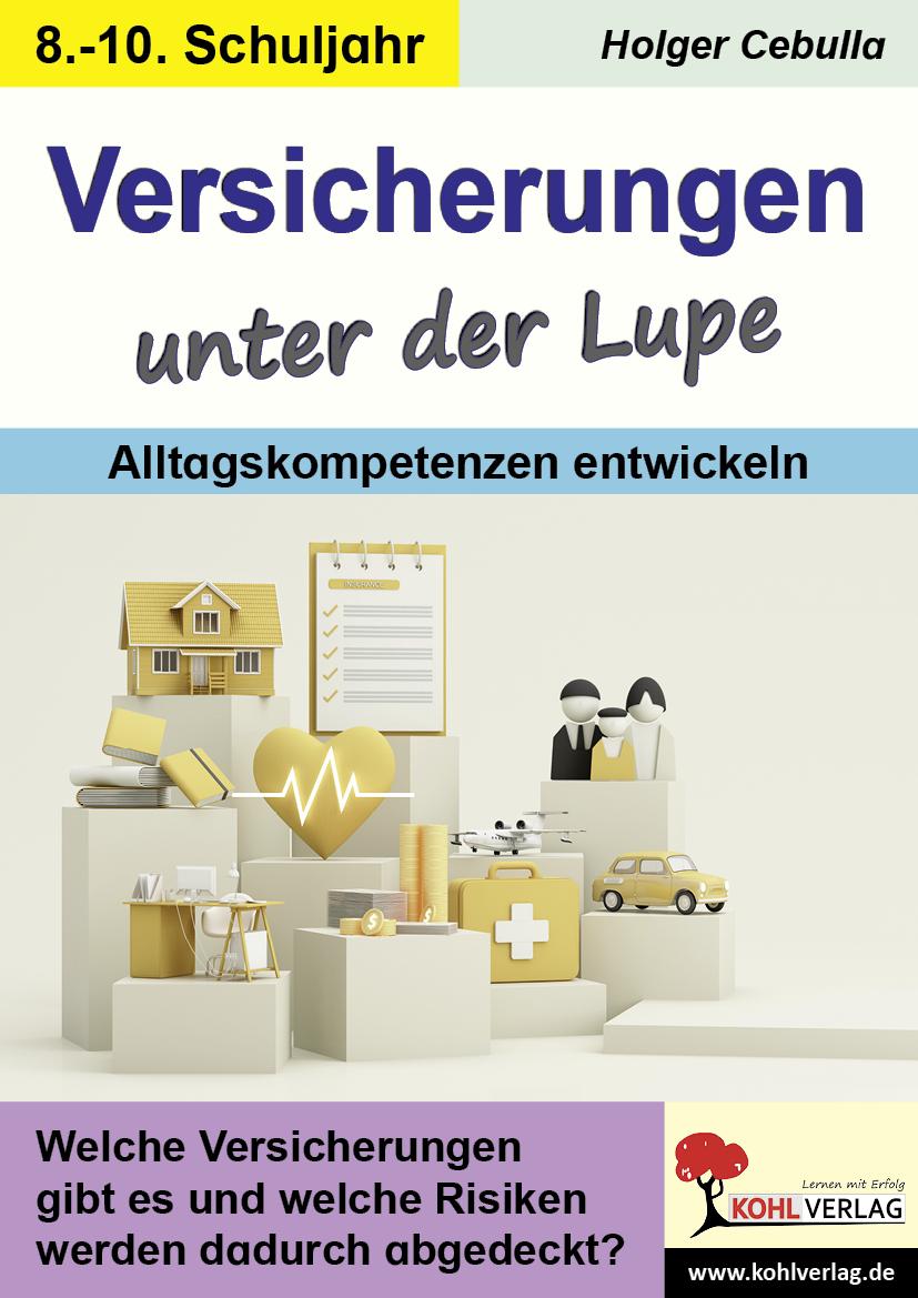 Vorderes Coverbild Versicherungen unter der Lupe / Alltagskompetenzen entwickeln