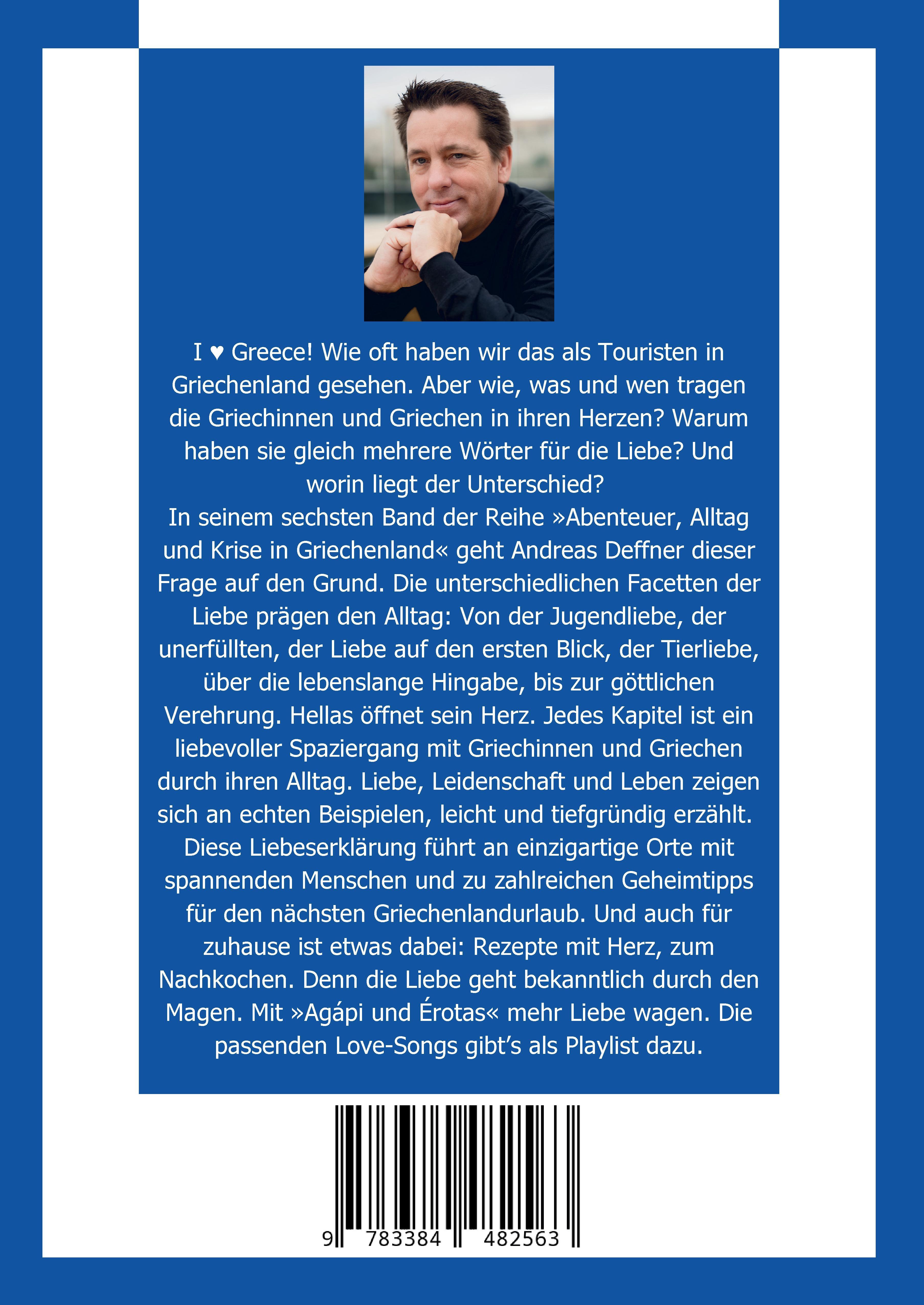 Rückseitencover Griechenland - Liebe zu Land und Leuten - Agápi und Érotas