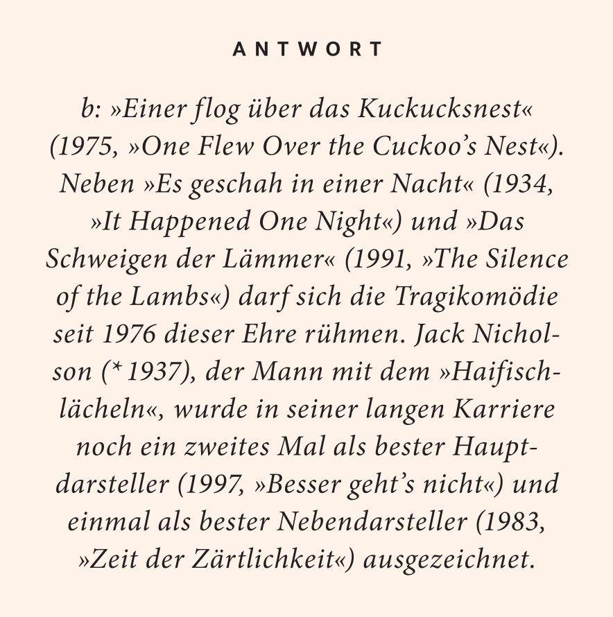 Beispielinhalt (Bild) Film-Quiz