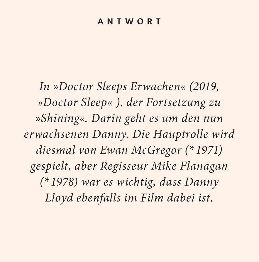 Beispielinhalt (Bild) Stephen King-Quiz