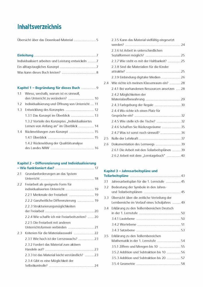 Beispielinhalt (Bild) Individuelles Lernen mit System