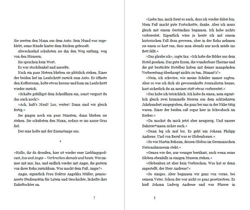 Beispielinhalt (Bild) Die letzte Karte des Johann Philipp Andreae