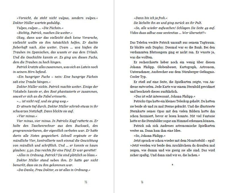 Beispielinhalt (Bild) Die letzte Karte des Johann Philipp Andreae