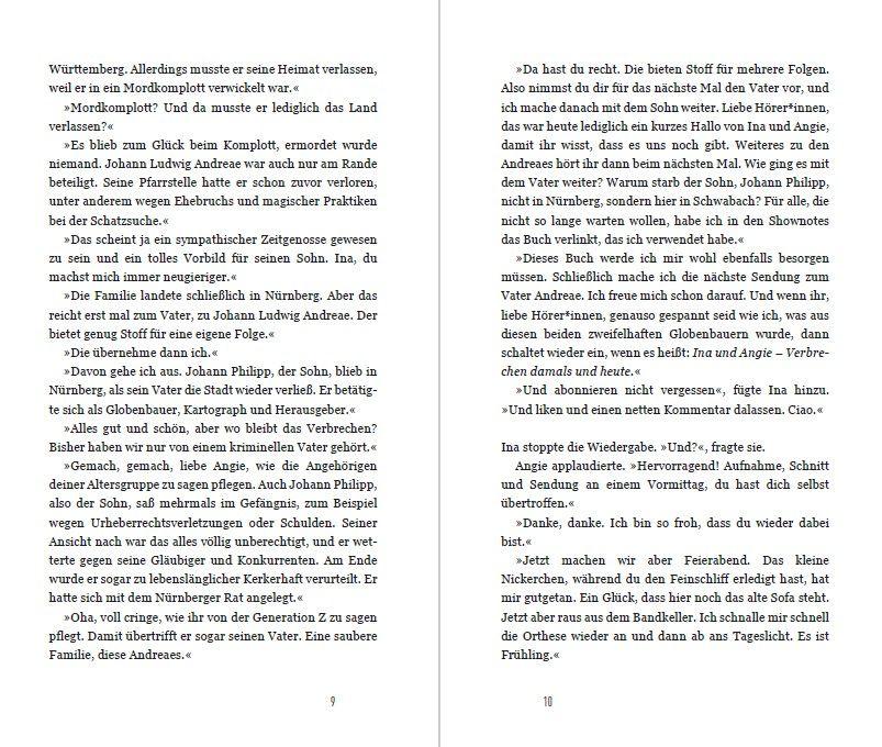 Beispielinhalt (Bild) Die letzte Karte des Johann Philipp Andreae