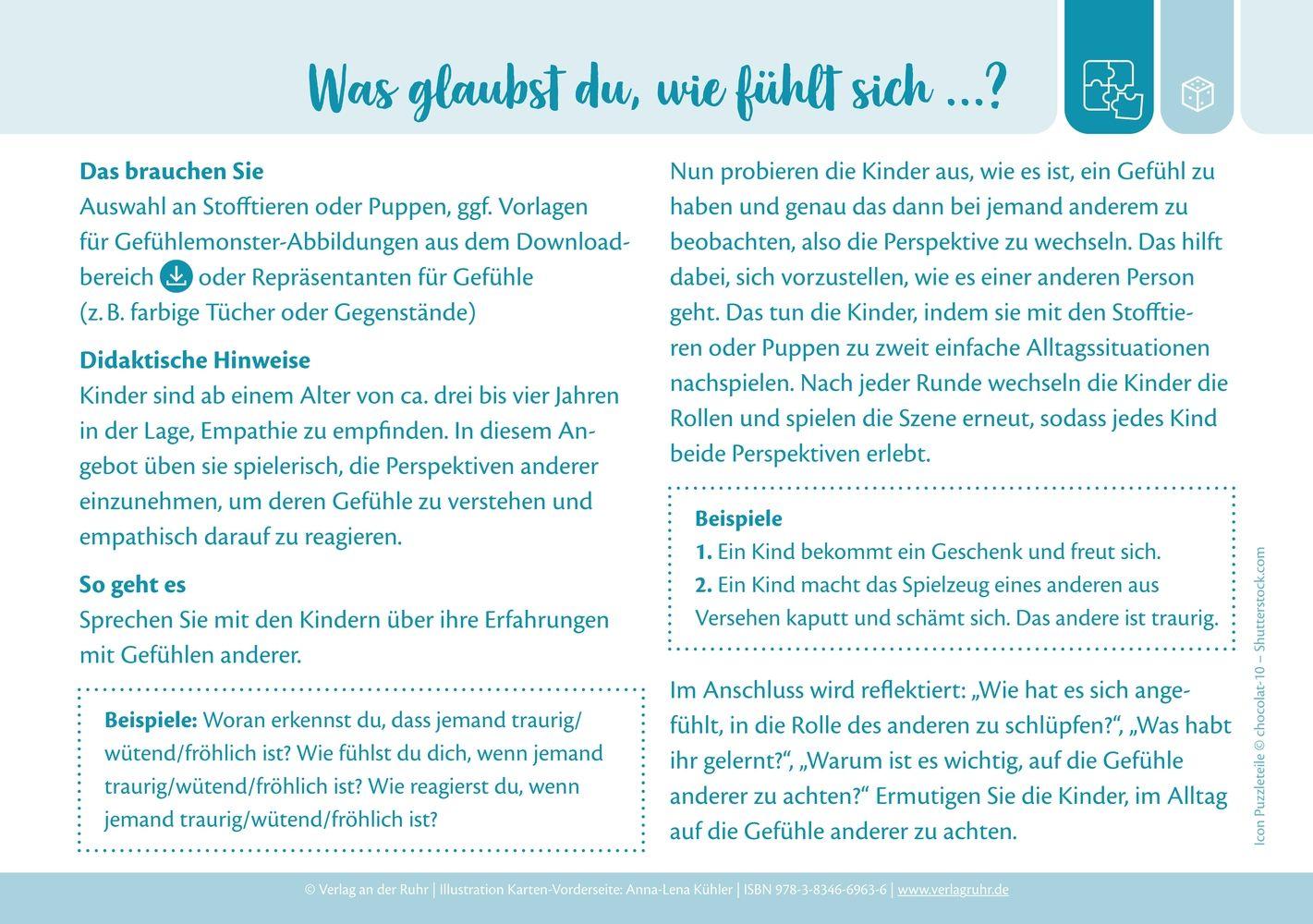 Beispielinhalt (Bild) Kennst du das Gefühl? - Aktivitätsbildkarten