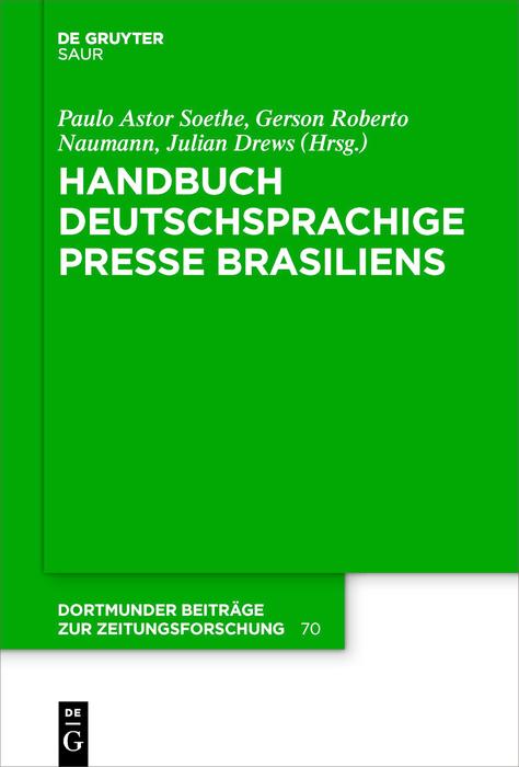 Vorderes Coverbild Handbuch deutschsprachige Presse Brasiliens