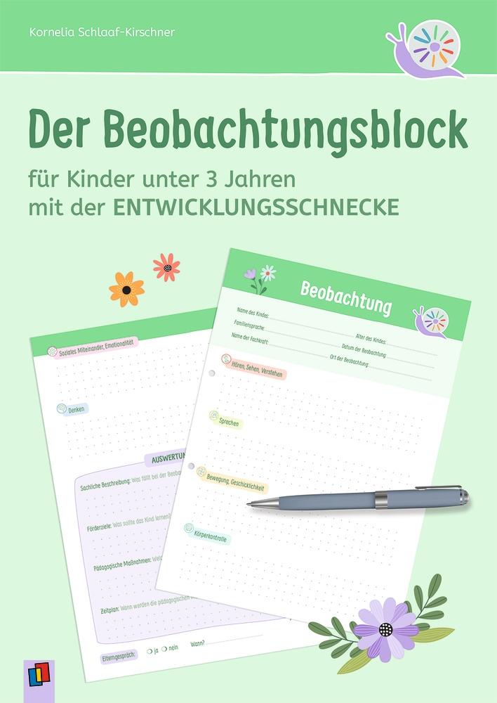 Vorderes Coverbild Der Beobachtungsblock für Kinder unter 3 Jahren
