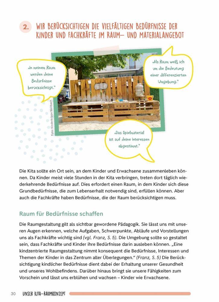 Beispielinhalt (Bild) Unser Kita-Raumkonzept