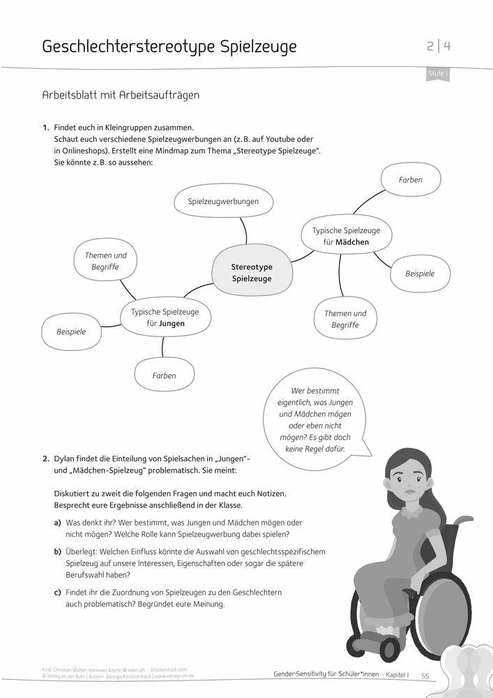 Beispielinhalt (Bild) Gender-Sensitivity für Schüler*innen