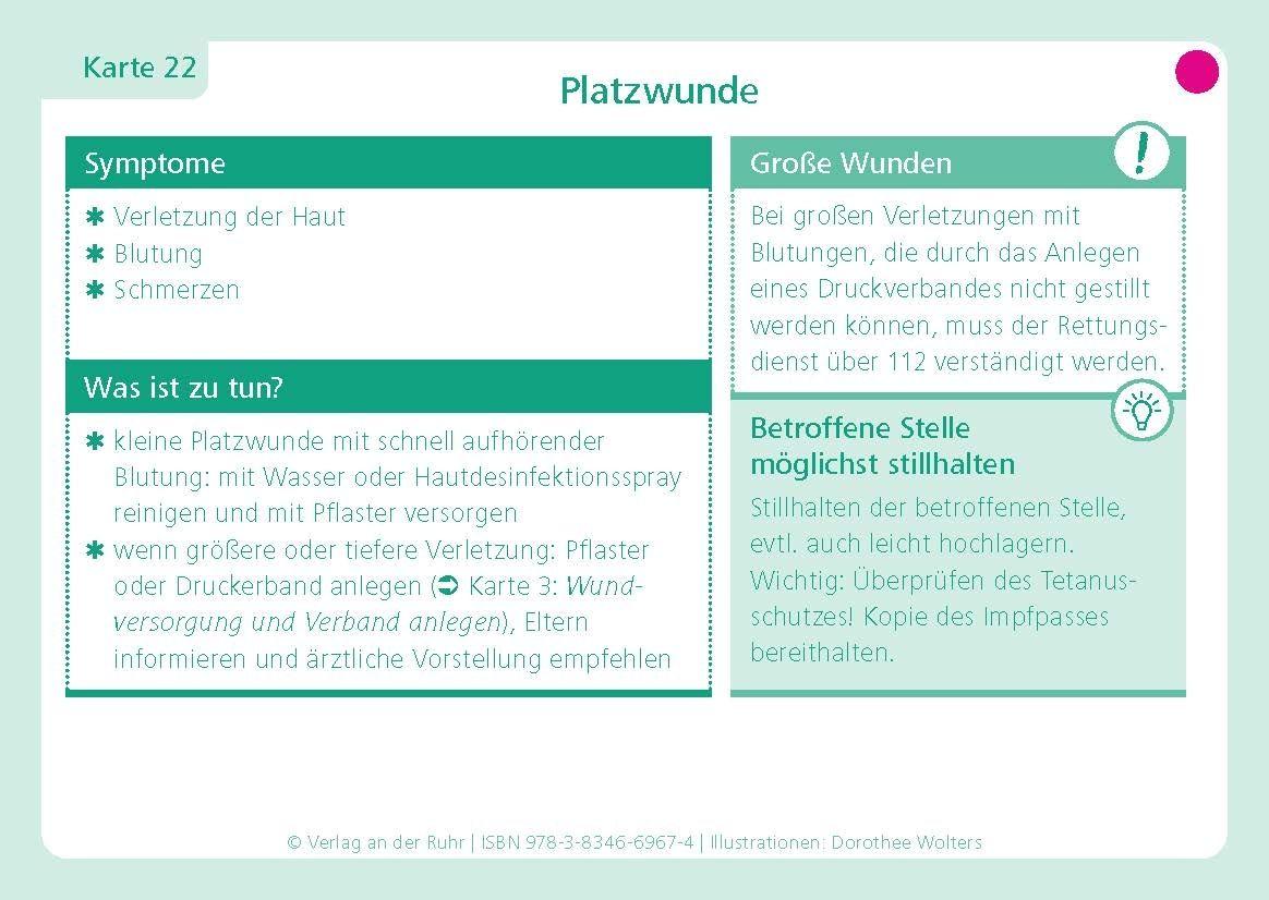 Beispielinhalt (Bild) Erste Hilfe in der Kita