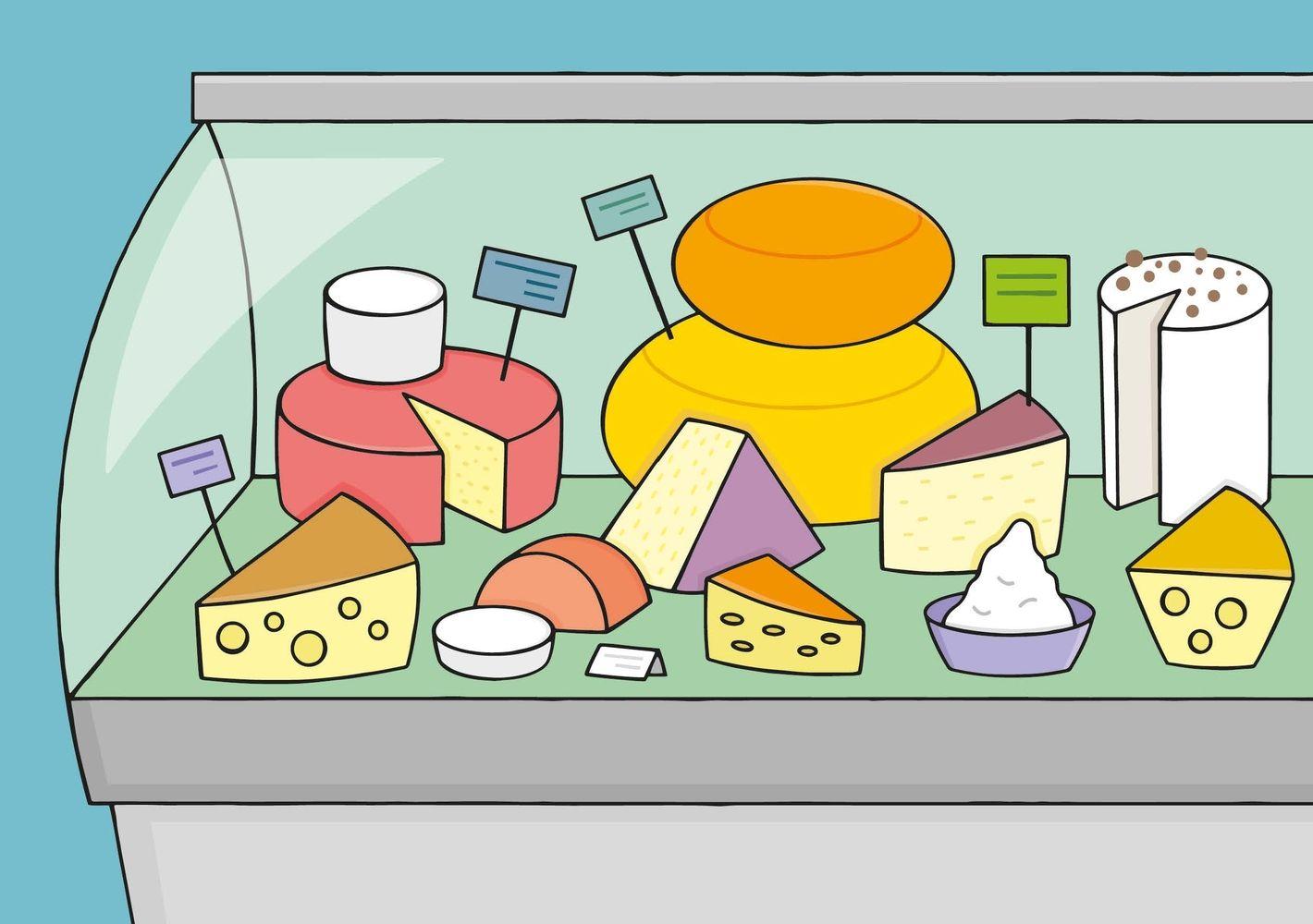 Beispielinhalt (Bild) Beim Einkaufen