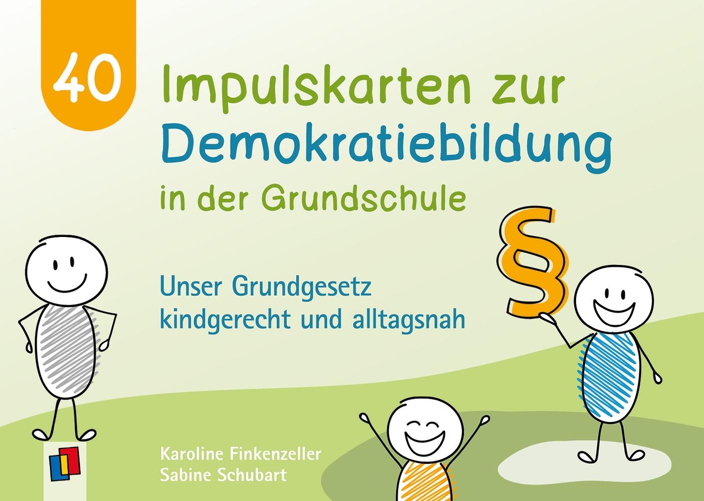 Vorderes Coverbild 40 Impulskarten zur Demokratiebildung in der Grundschule