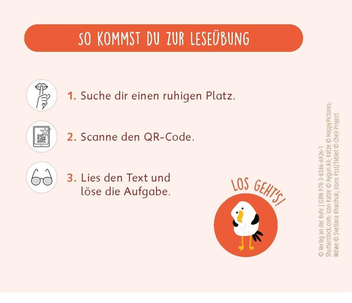 Beispielinhalt (Bild) 20 interaktive Leseübungen "Tiere", Klasse 2/3