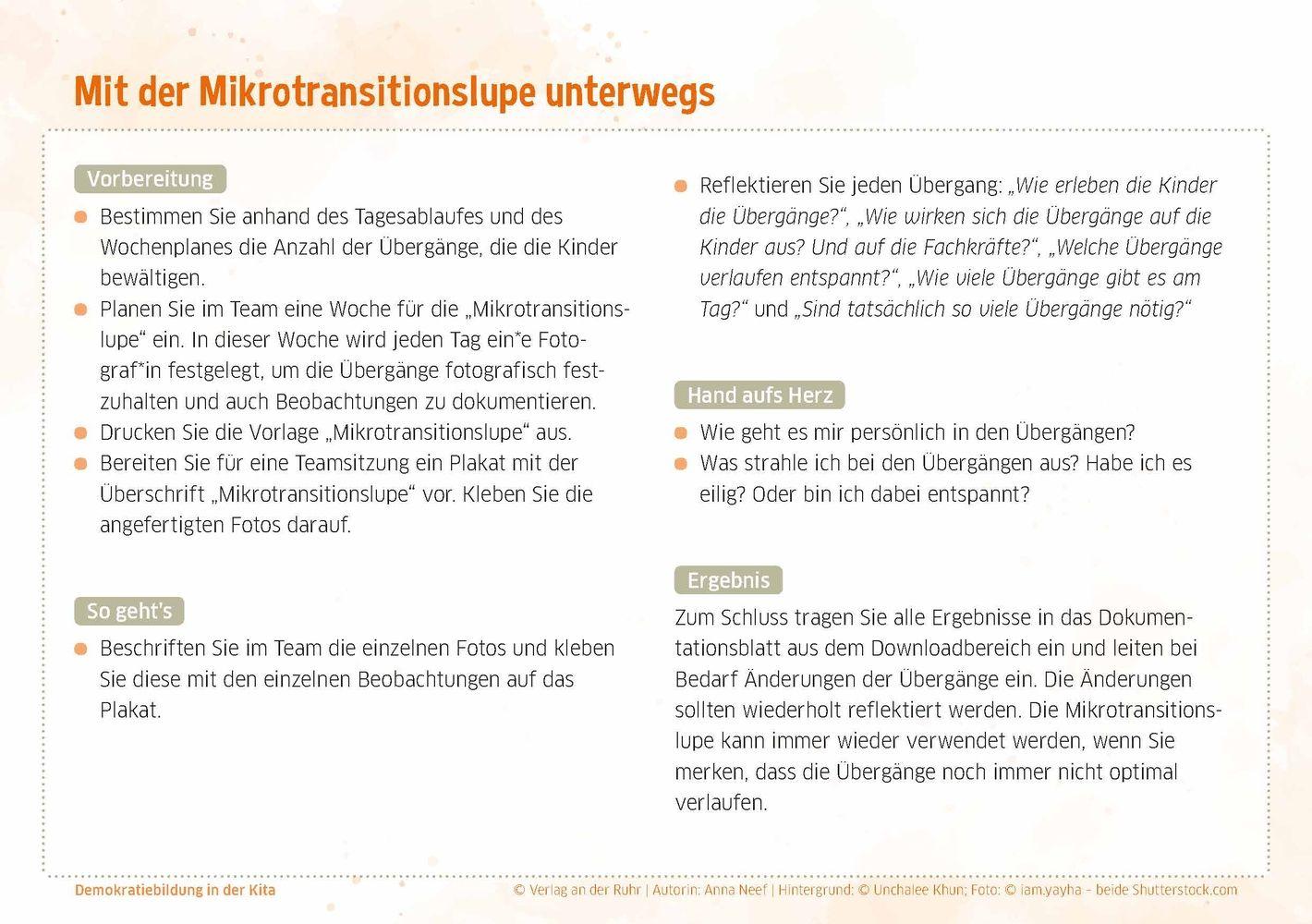 Beispielinhalt (Bild) Demokratiebildung in der Kita