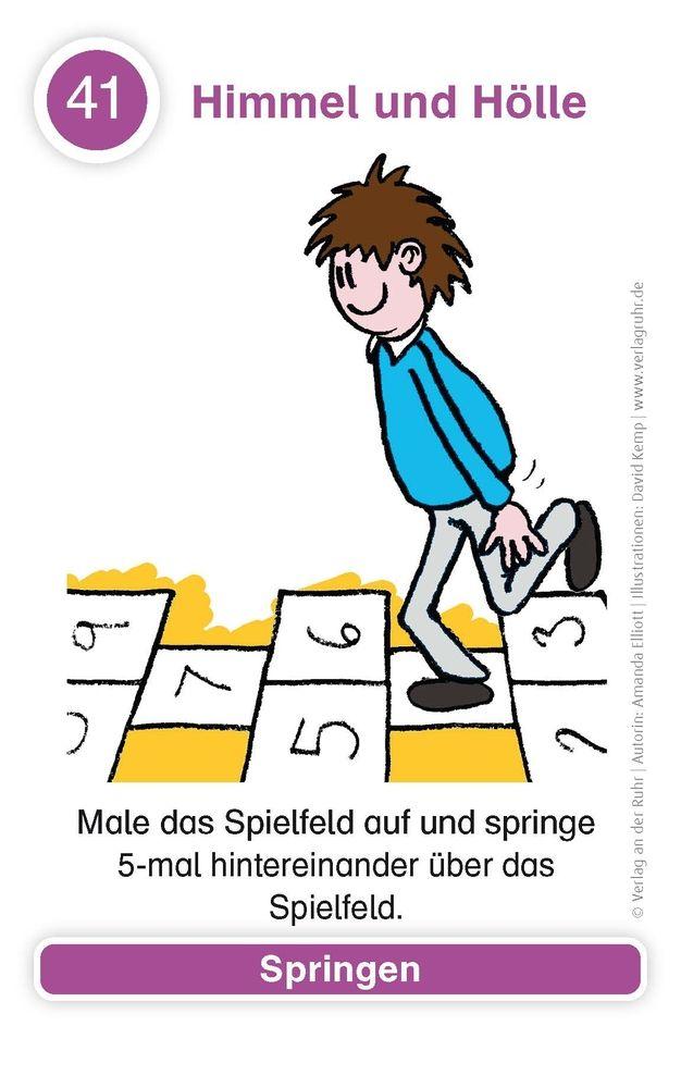 Beispielinhalt (Bild) Mitmach-Motorik: Kartenset mit 50 Übungen zur Förderung der Koordination