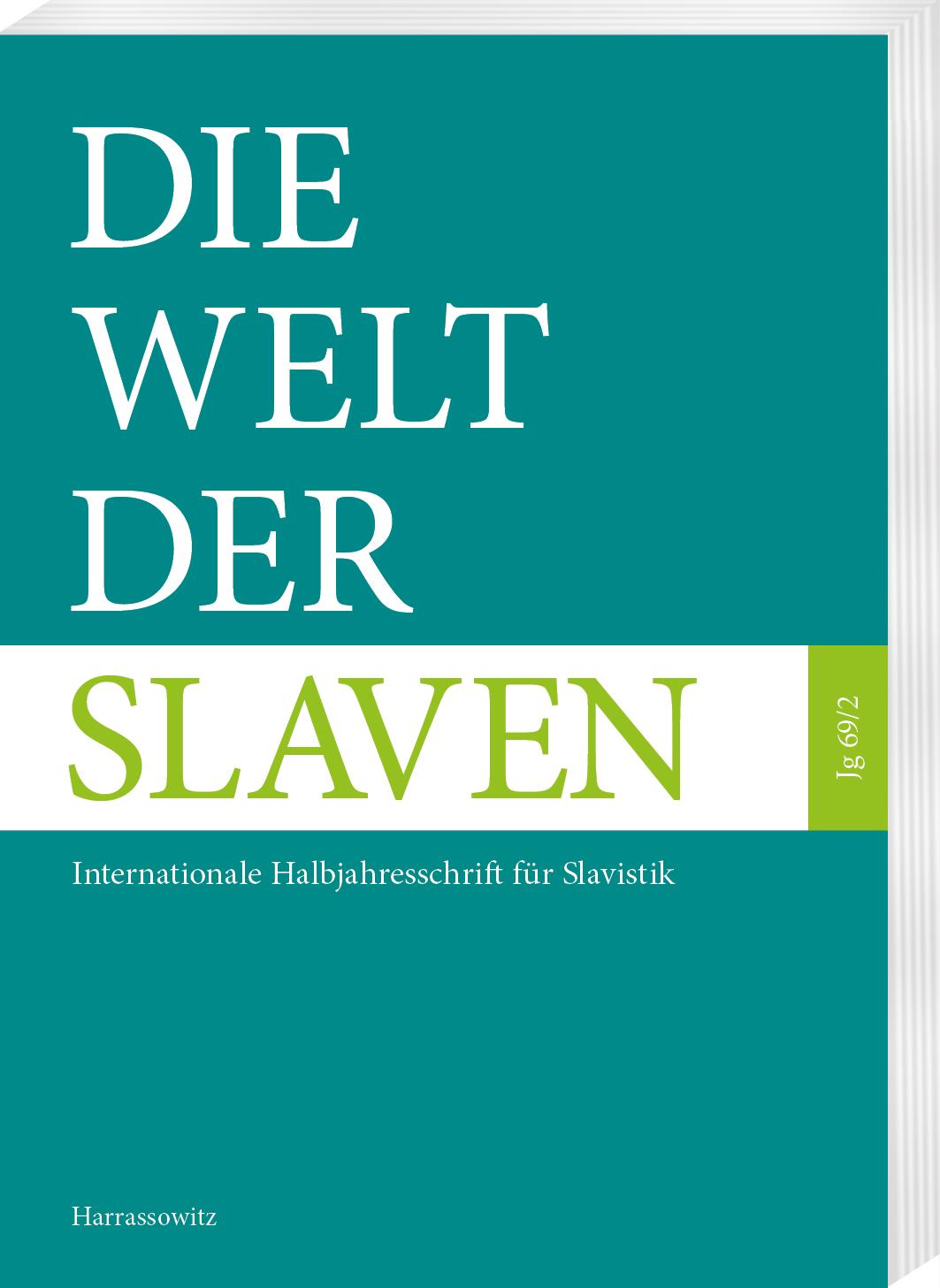 Vorderes Coverbild Die Welt der Slaven 69 (2024) 2