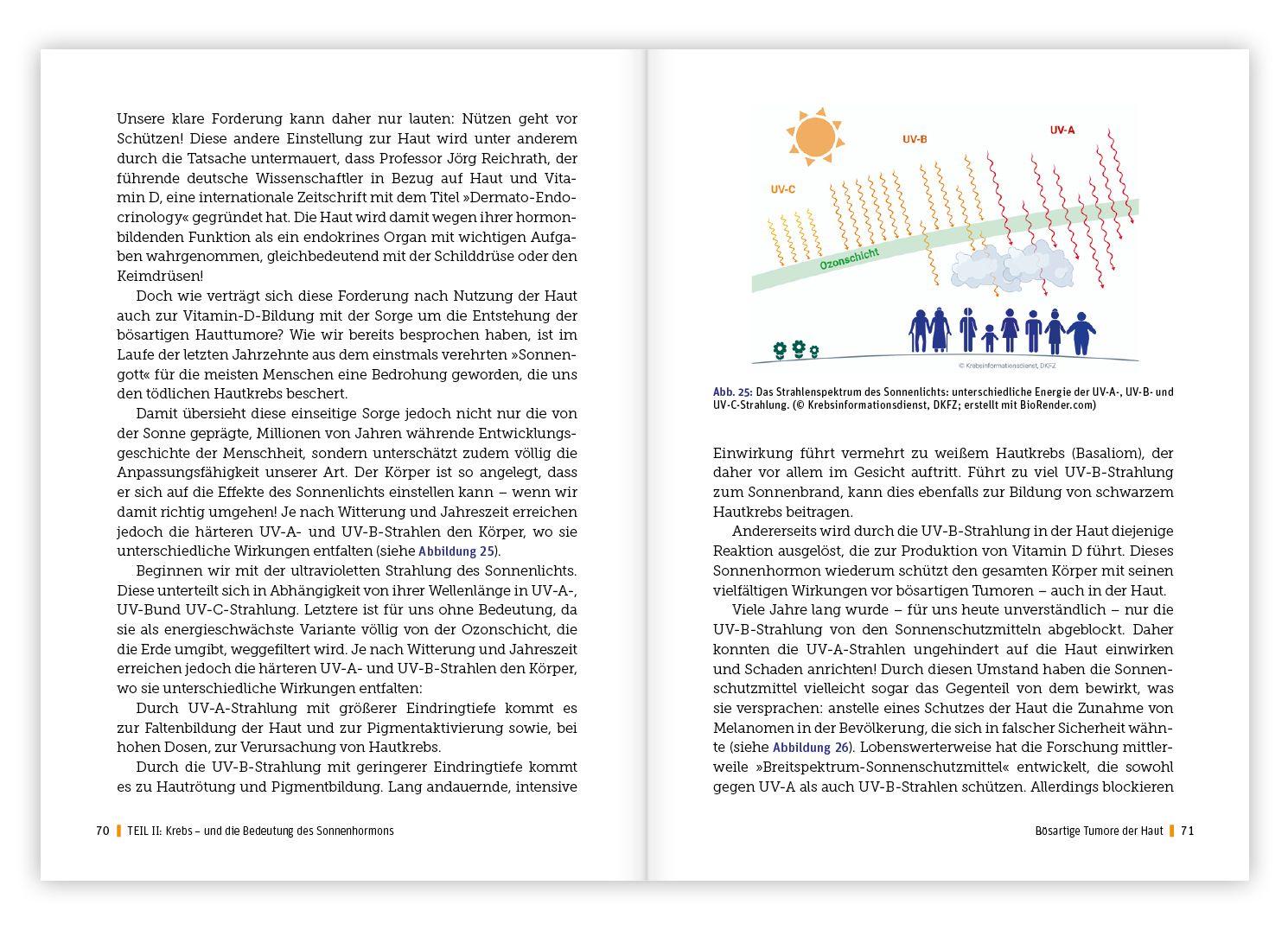 Beispielinhalt (Bild) Krebszellen mögen keine Sonne