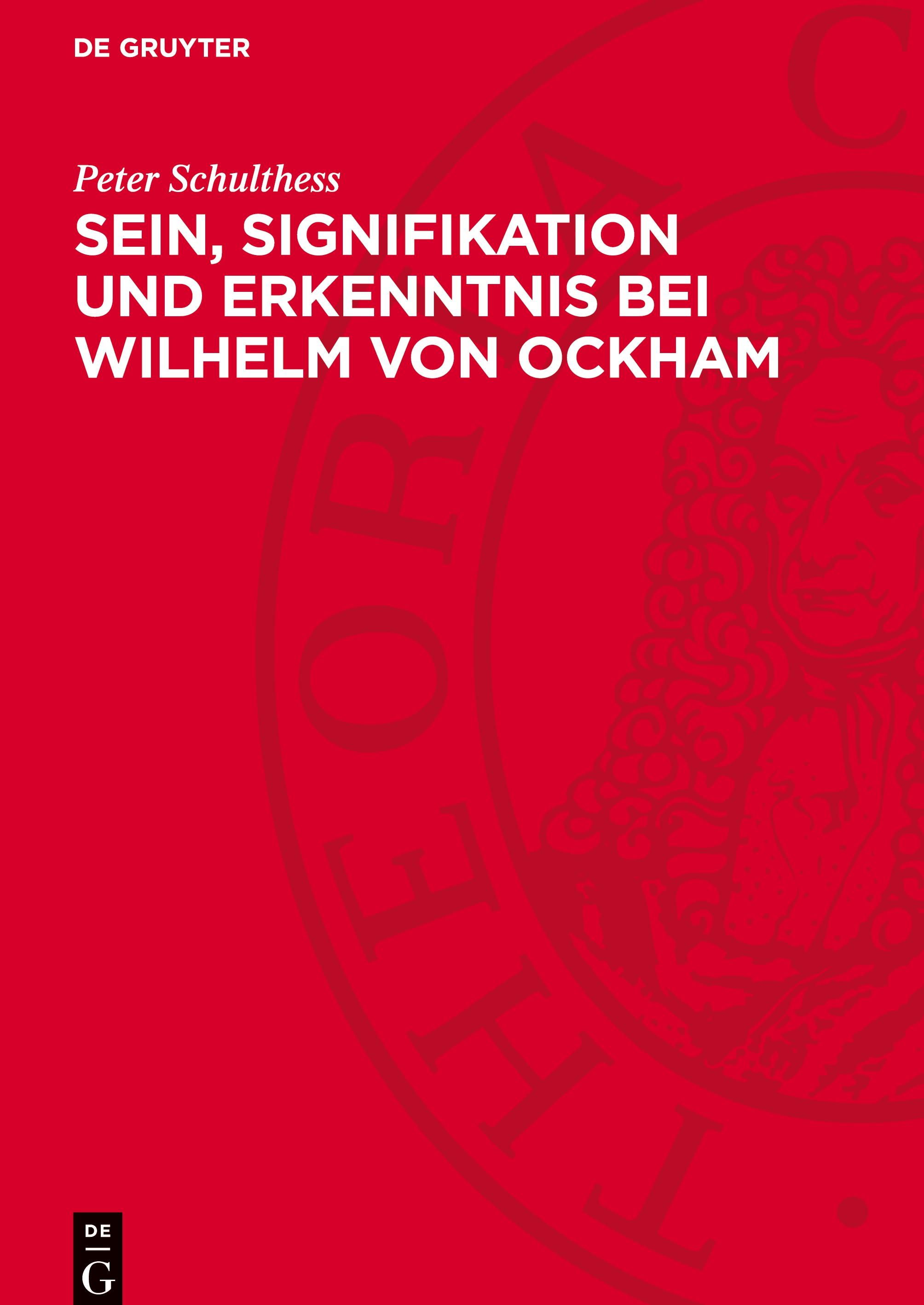 Vorderes Coverbild Sein, Signifikation und Erkenntnis bei Wilhelm von Ockham