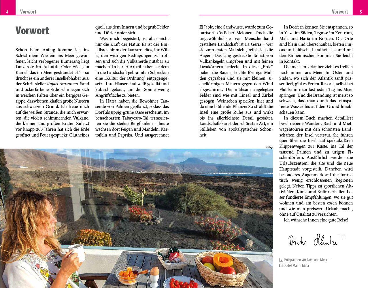 Beispielinhalt (Bild) Reise Know-How Reiseführer Lanzarote