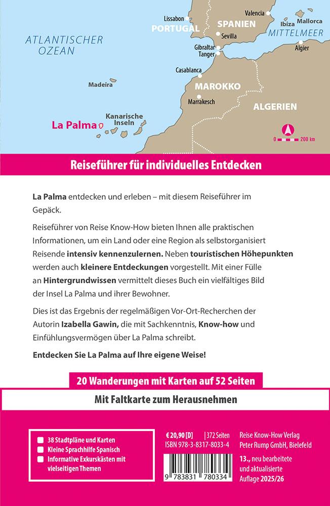 Beispielinhalt (Bild) Reise Know-How Reiseführer La Palma