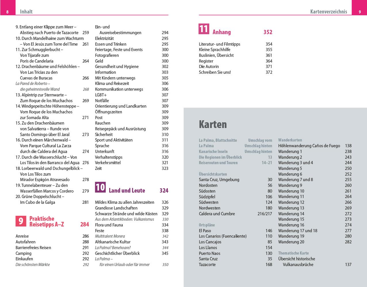 Beispielinhalt (Bild) Reise Know-How Reiseführer La Palma