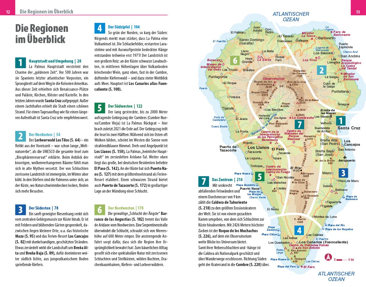 Beispielinhalt (Bild) Reise Know-How Reiseführer La Palma