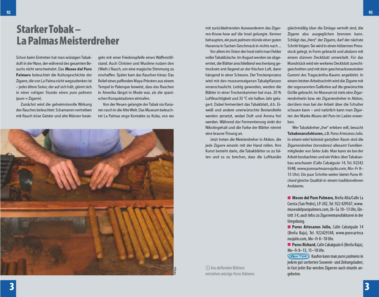 Beispielinhalt (Bild) Reise Know-How Reiseführer La Palma