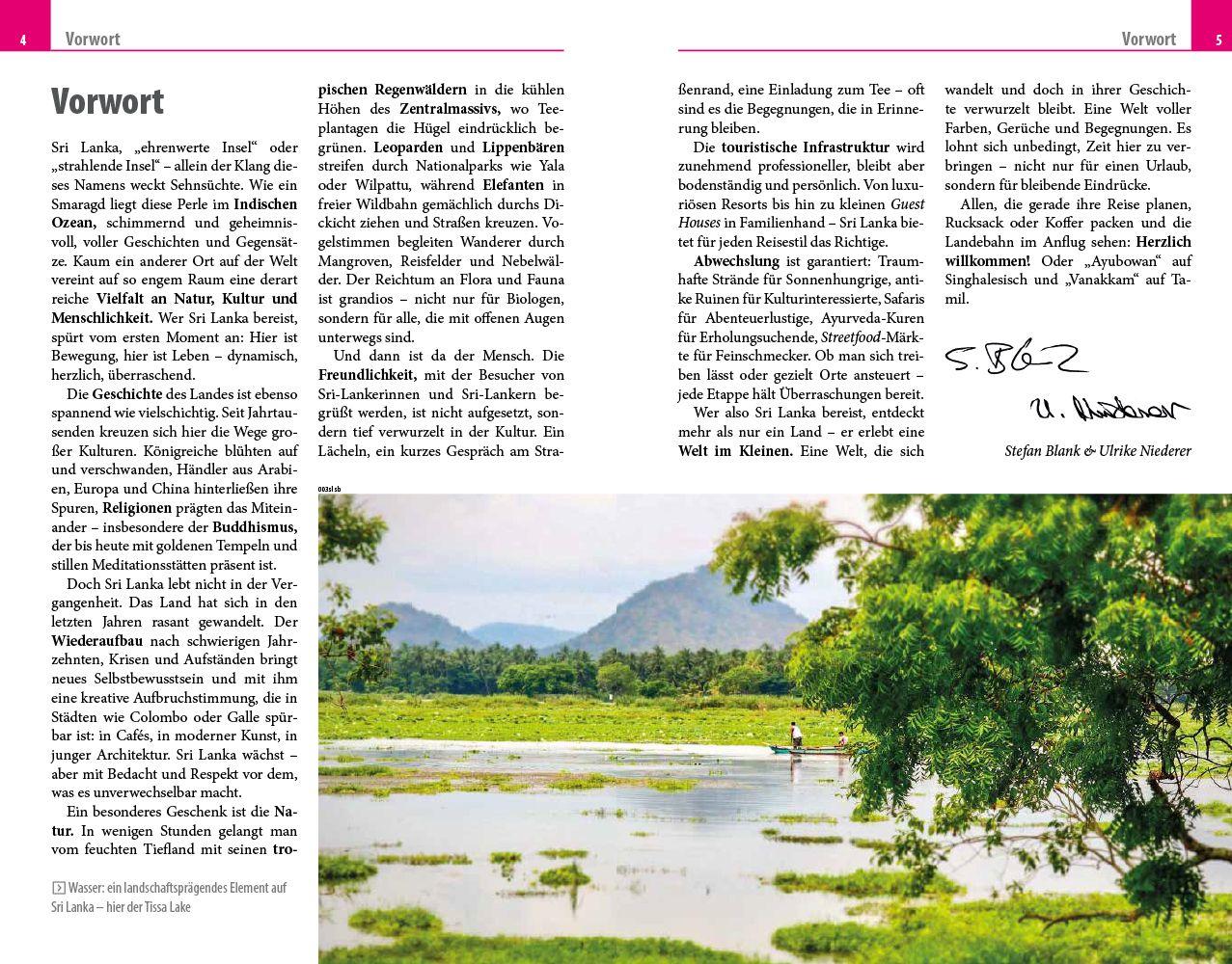 Beispielinhalt (Bild) Reise Know-How Reiseführer Sri Lanka