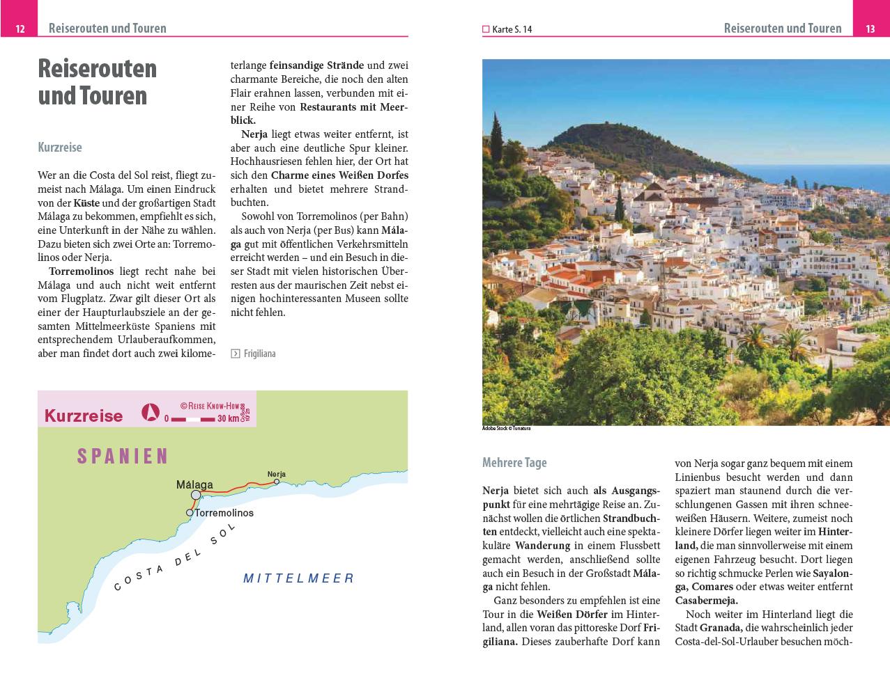 Beispielinhalt (Bild) Reise Know-How Reiseführer Costa del Sol