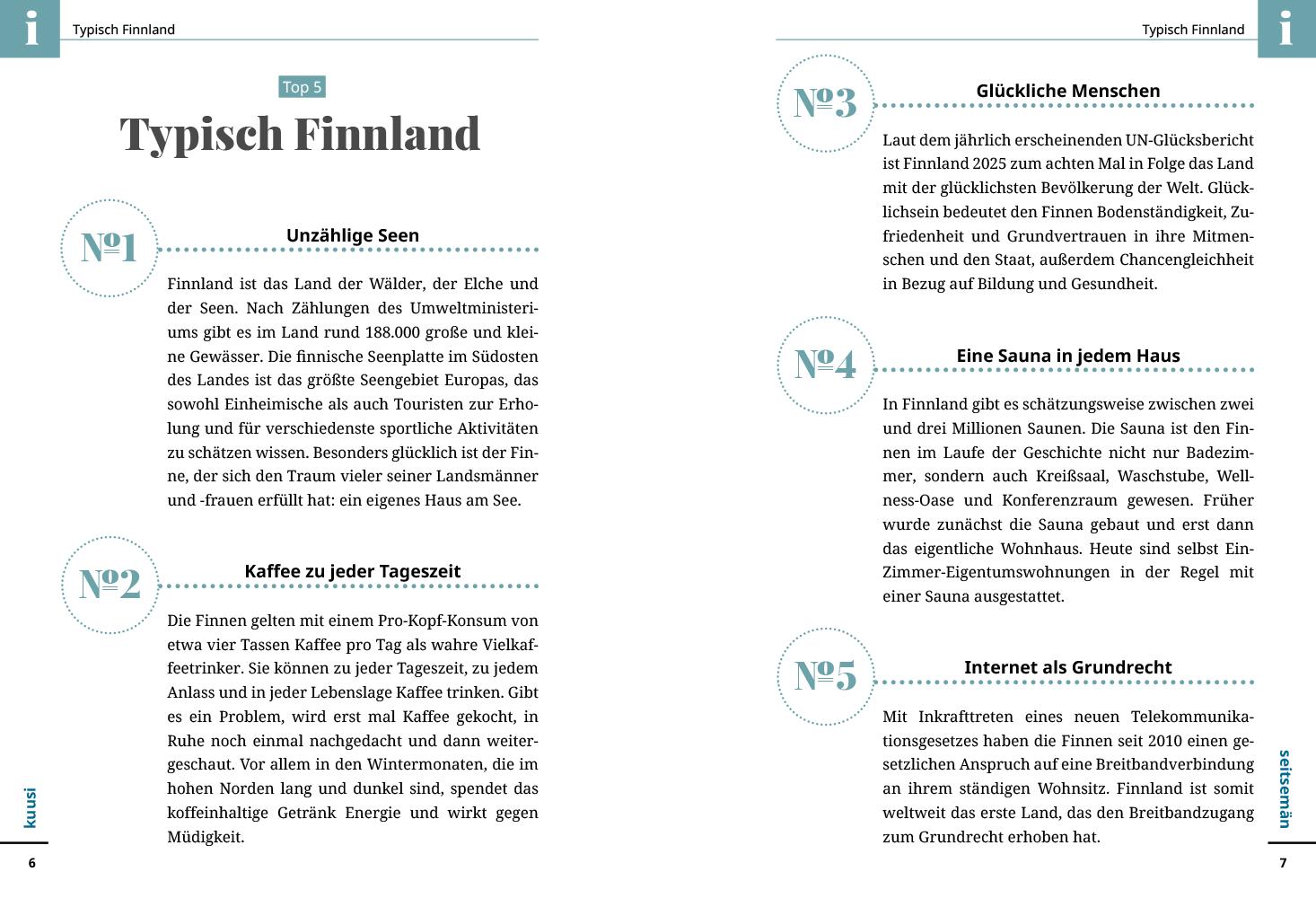 Beispielinhalt (Bild) Reise Know-How Sprachführer Finnisch - Wort für Wort