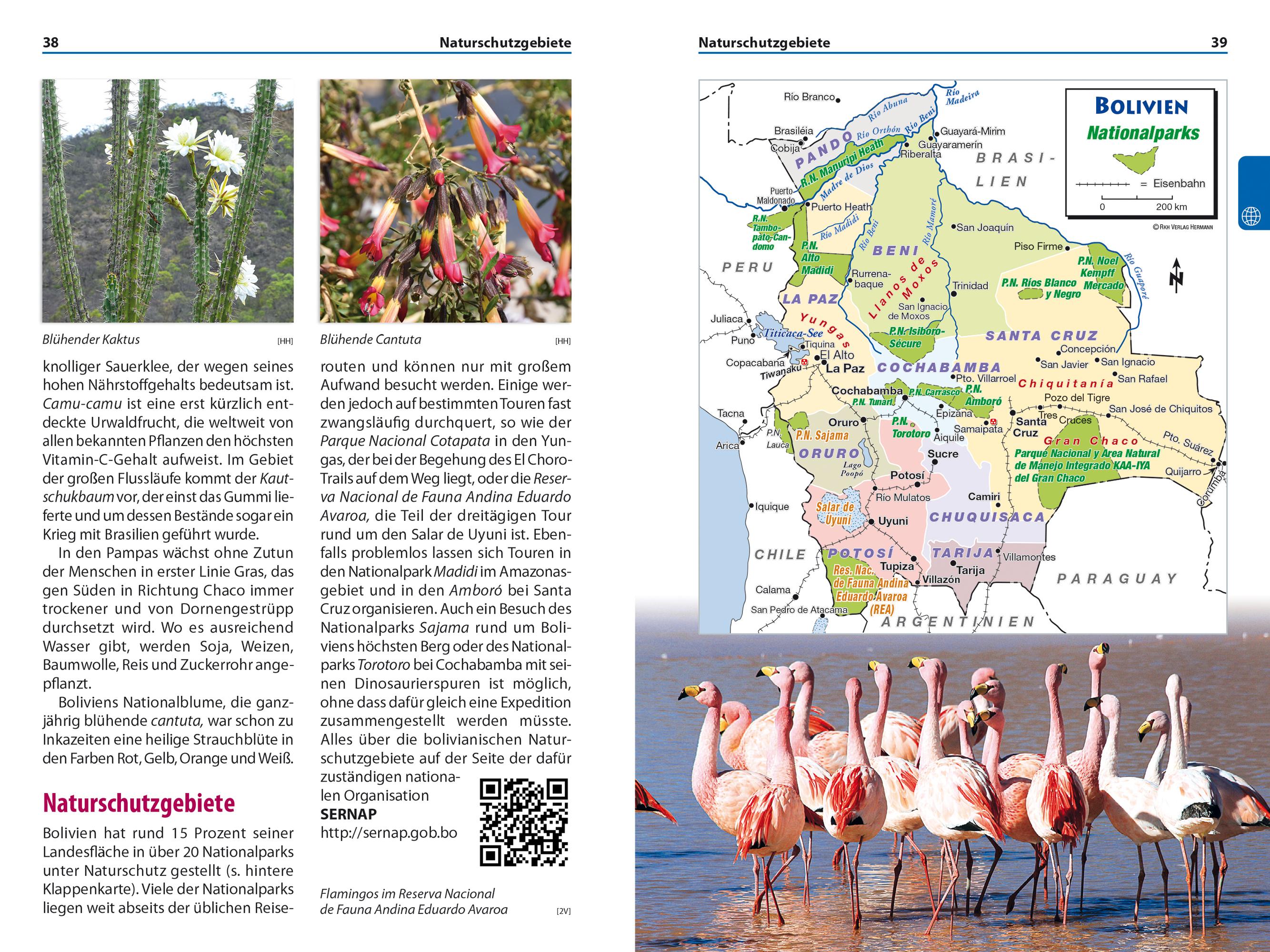 Beispielinhalt (Bild) Reise Know-How Reiseführer Bolivien