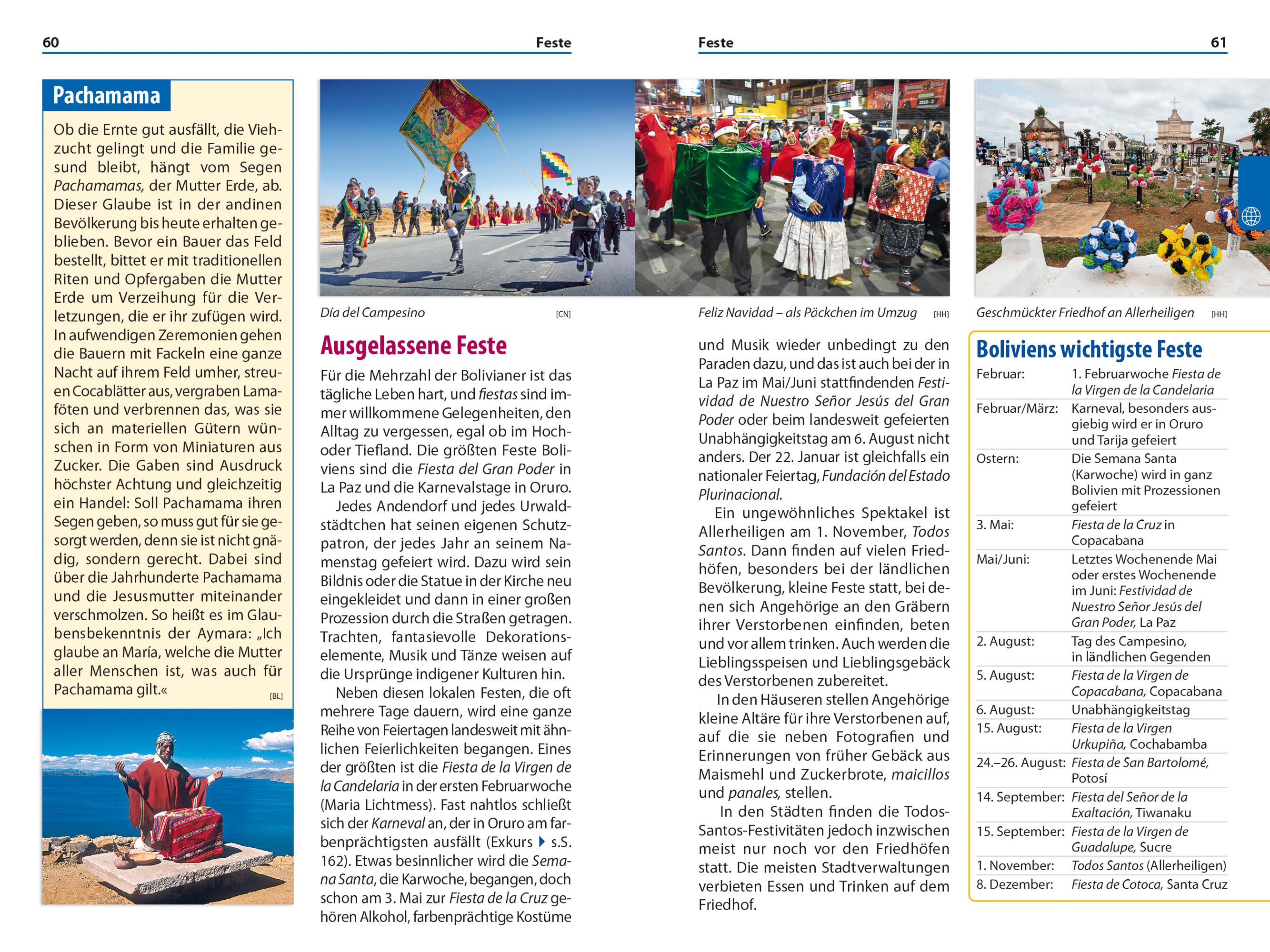 Beispielinhalt (Bild) Reise Know-How Reiseführer Bolivien