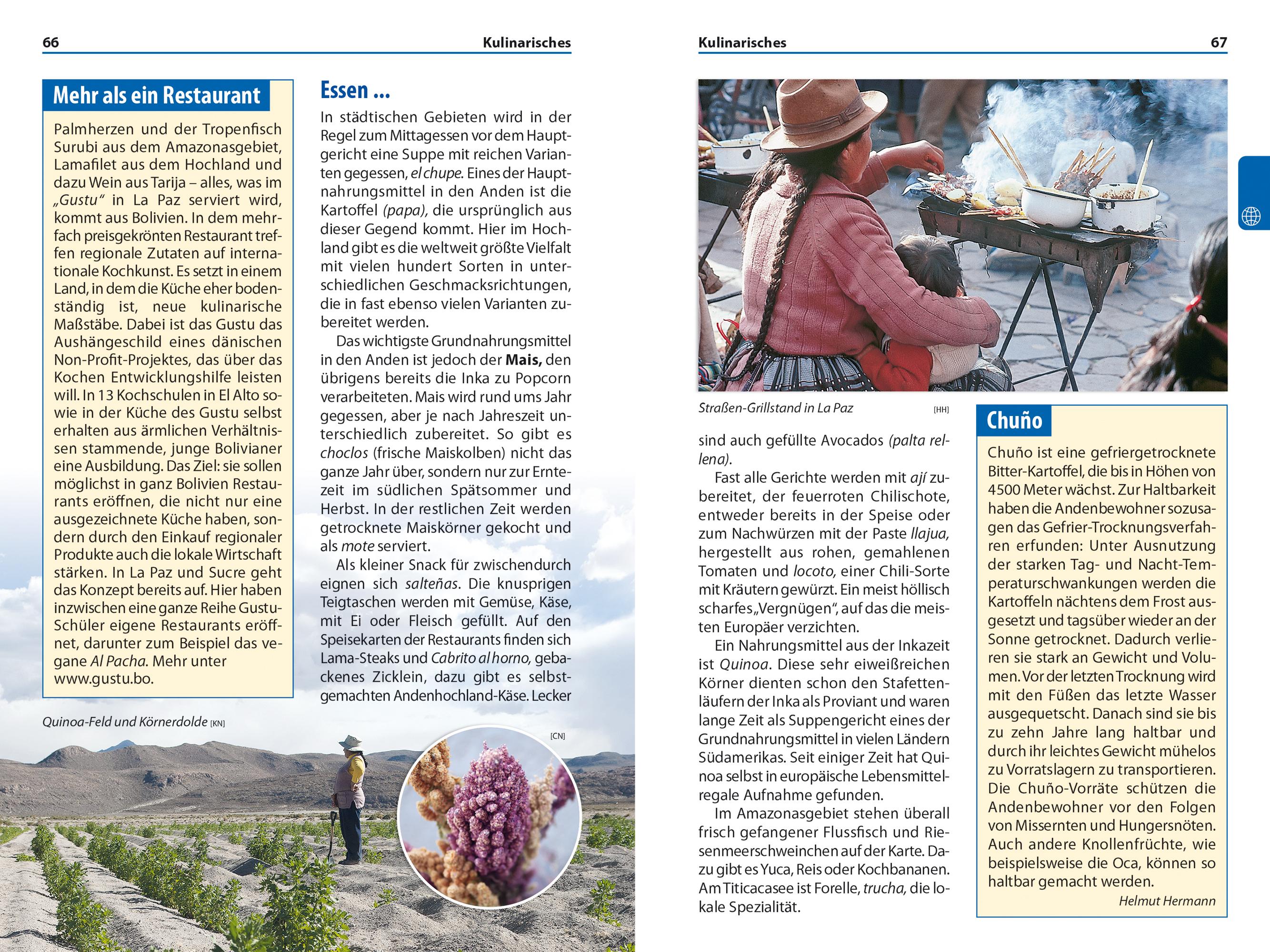 Beispielinhalt (Bild) Reise Know-How Reiseführer Bolivien