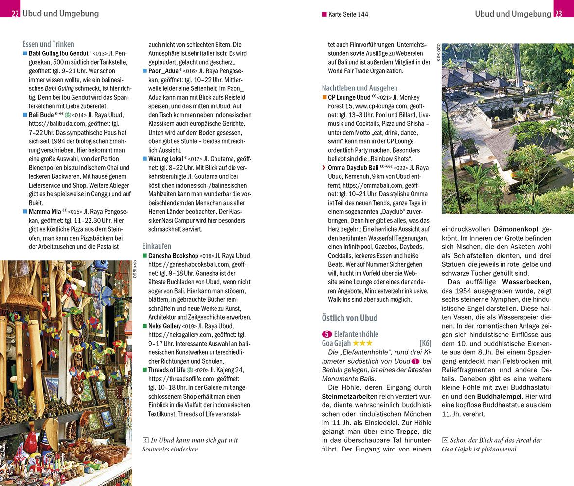 Beispielinhalt (Bild) Reise Know-How InselTrip Bali
