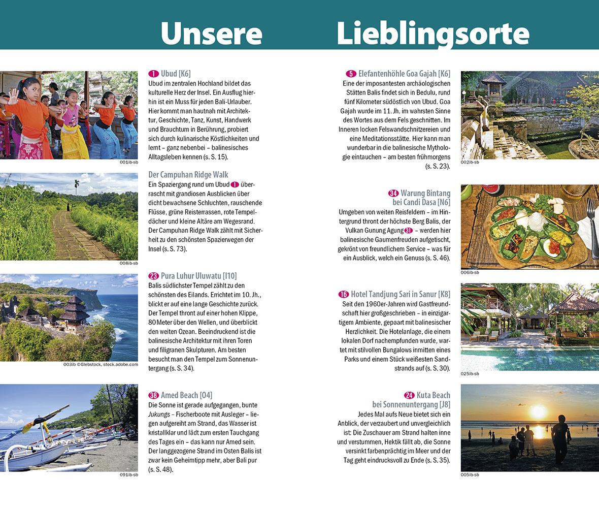 Beispielinhalt (Bild) Reise Know-How InselTrip Bali