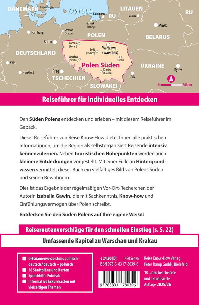 Beispielinhalt (Bild) Reise Know-How Reiseführer Polen - Der Süden