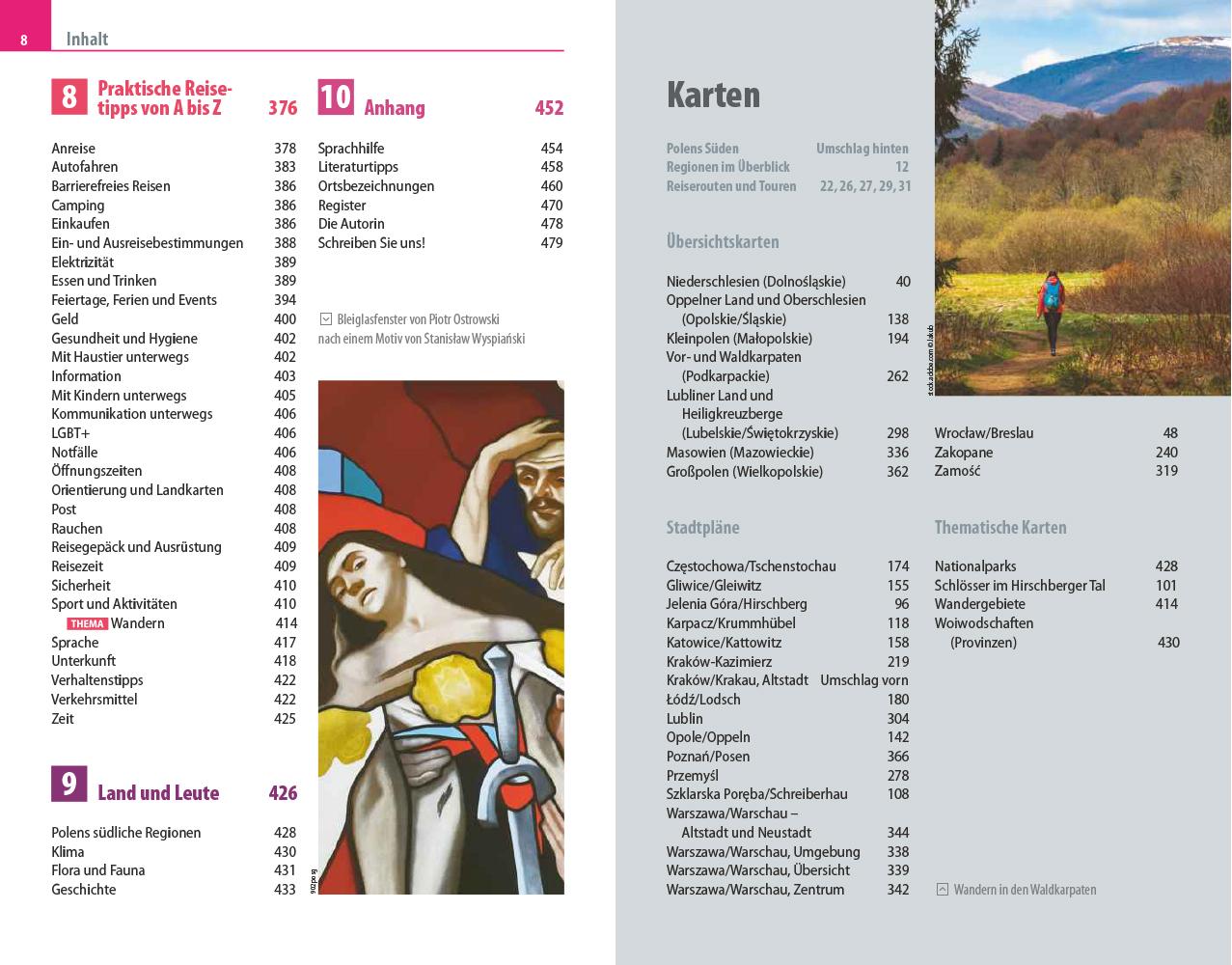 Beispielinhalt (Bild) Reise Know-How Reiseführer Polen - Der Süden