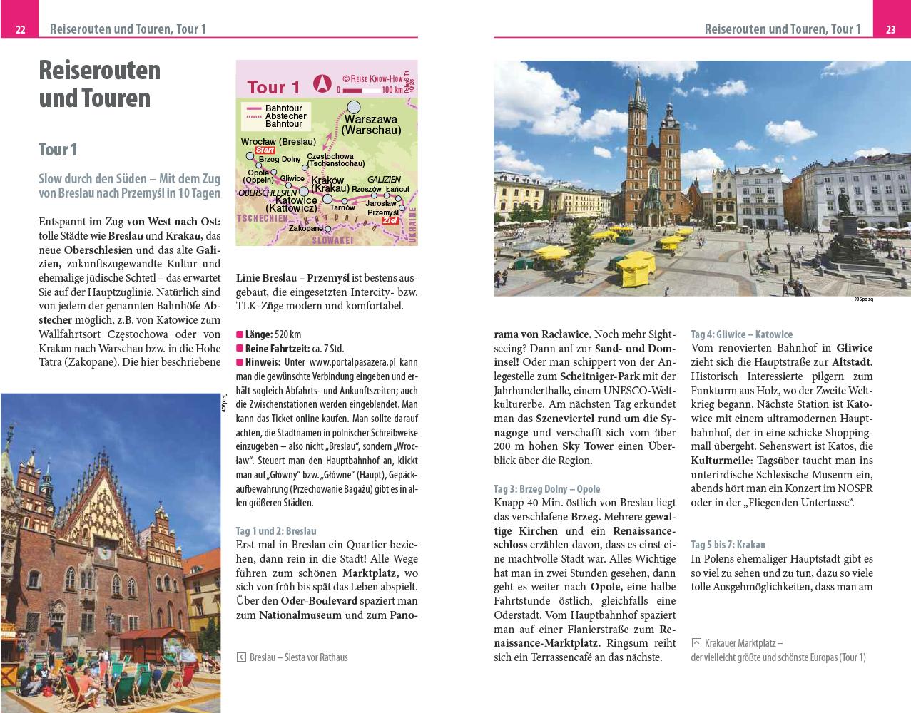 Beispielinhalt (Bild) Reise Know-How Reiseführer Polen - Der Süden