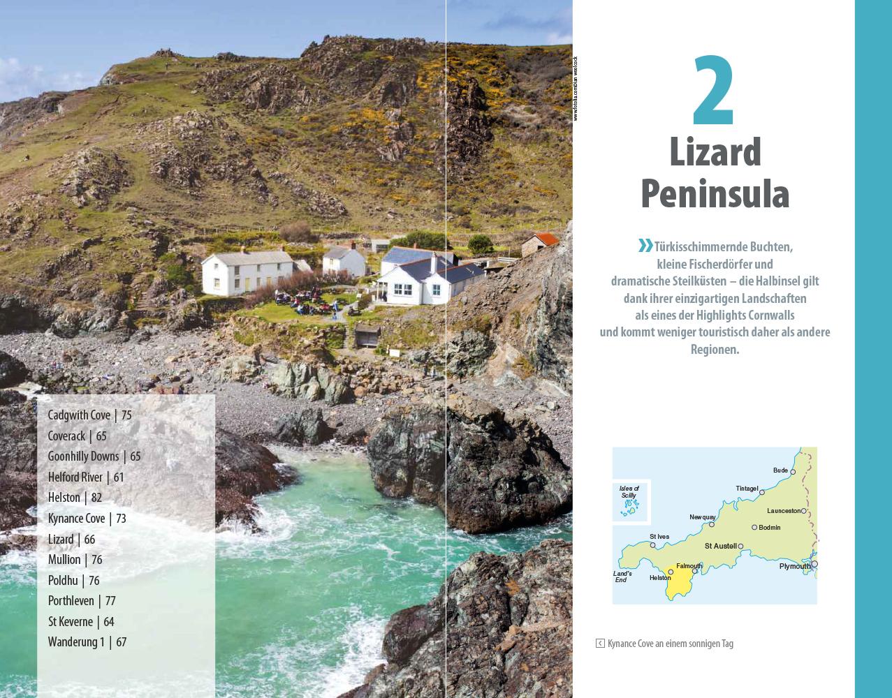 Beispielinhalt (Bild) Reise Know-How Reiseführer Cornwall und Devon