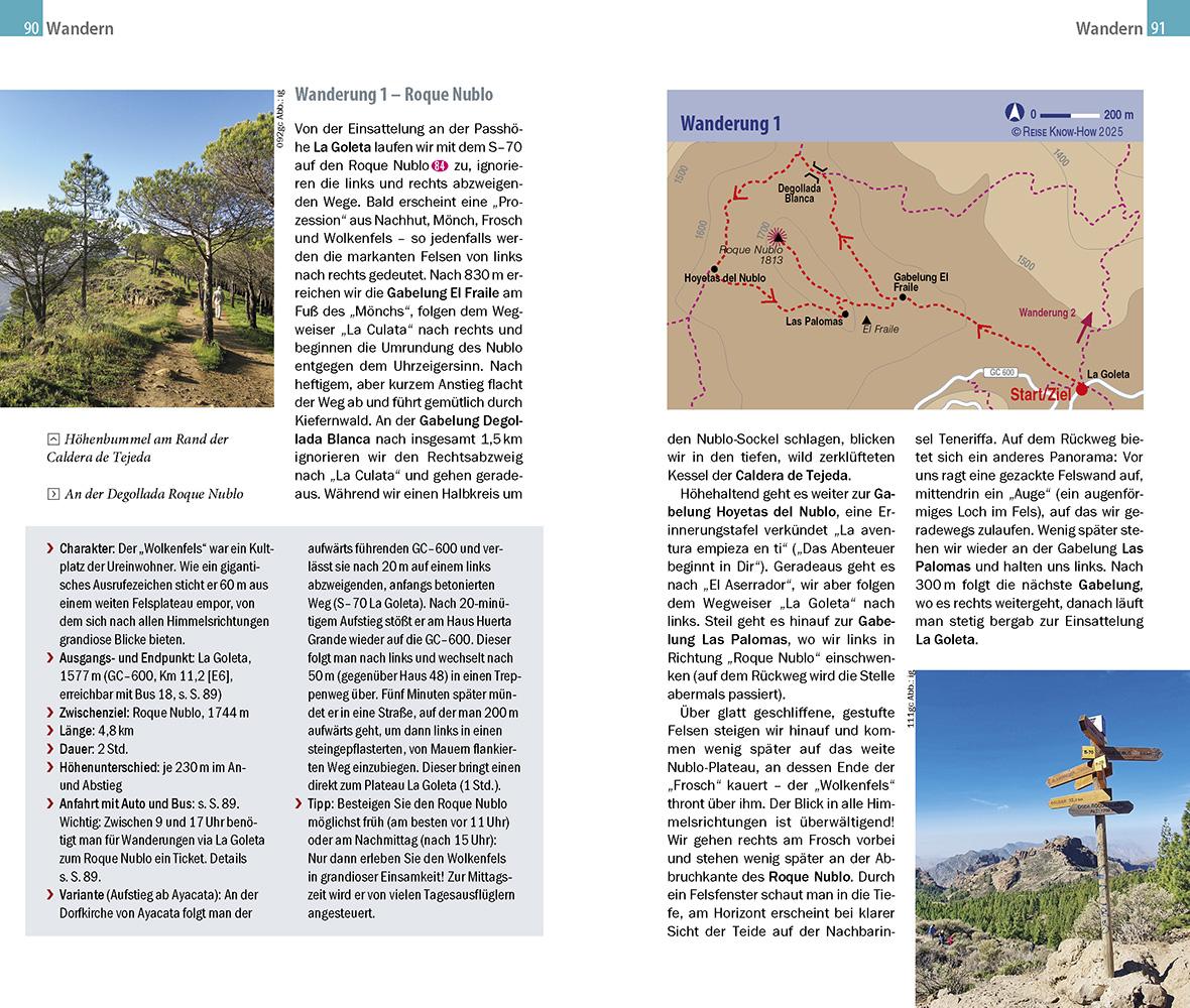 Beispielinhalt (Bild) Reise Know-How InselTrip Gran Canaria